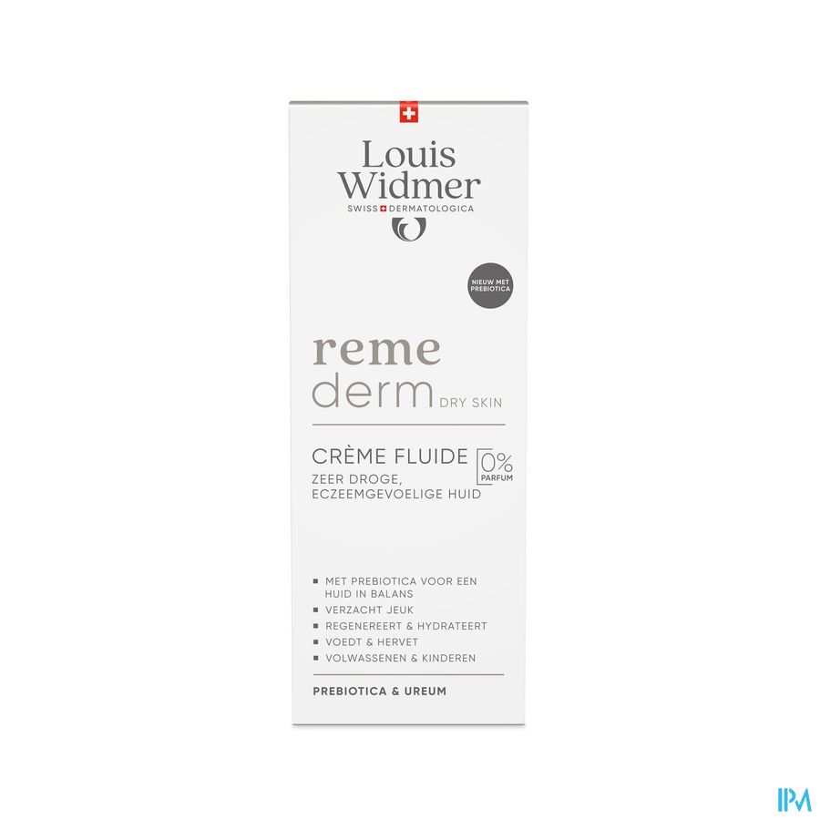 Widmer Remed Dry Skin Cr Fluide Preb. Z/parf 200ml
