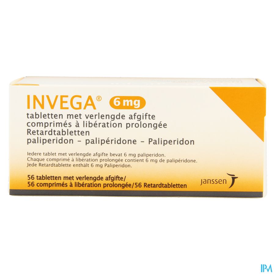 Invega Tabl Retard 56 X 6mg 3