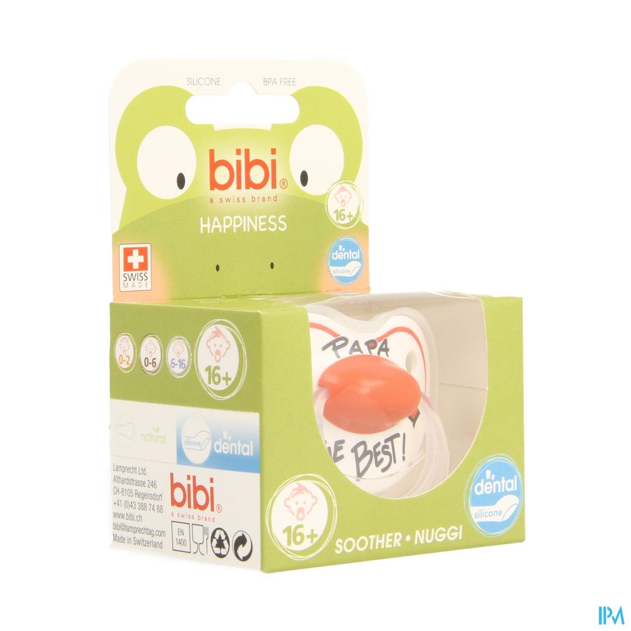 Bibi Fopspeen Hp Dental Papa Is The Best +16m