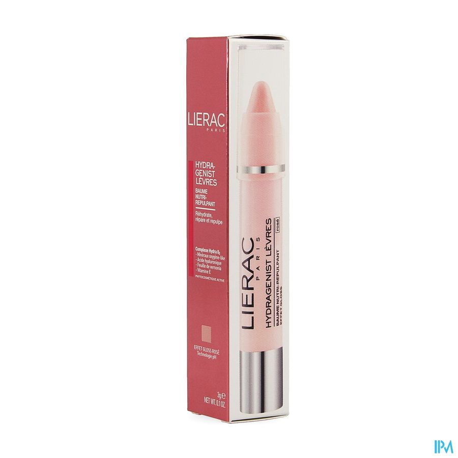 Lierac Hydragenist Lippenbalsem Roze Stick 3g Lierac Hydragenist Lippenbalsem Roze Stick 3g