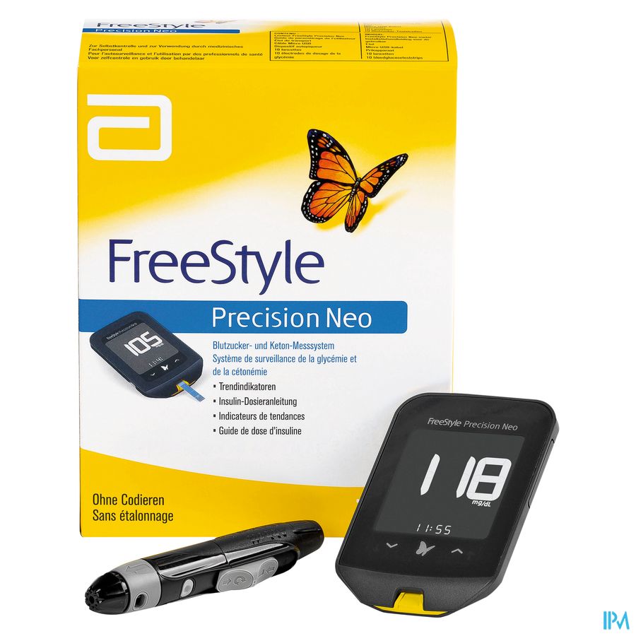 Freestyle Precision Neo Bloedglucosemeter Startkit 4