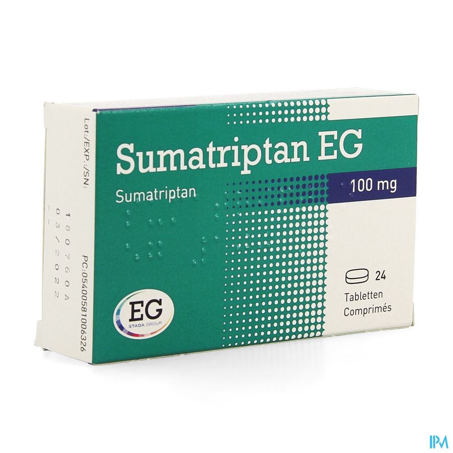 Sumatriptan EG 100Mg Comp 24 Sumatriptan EG 100Mg Comp 24