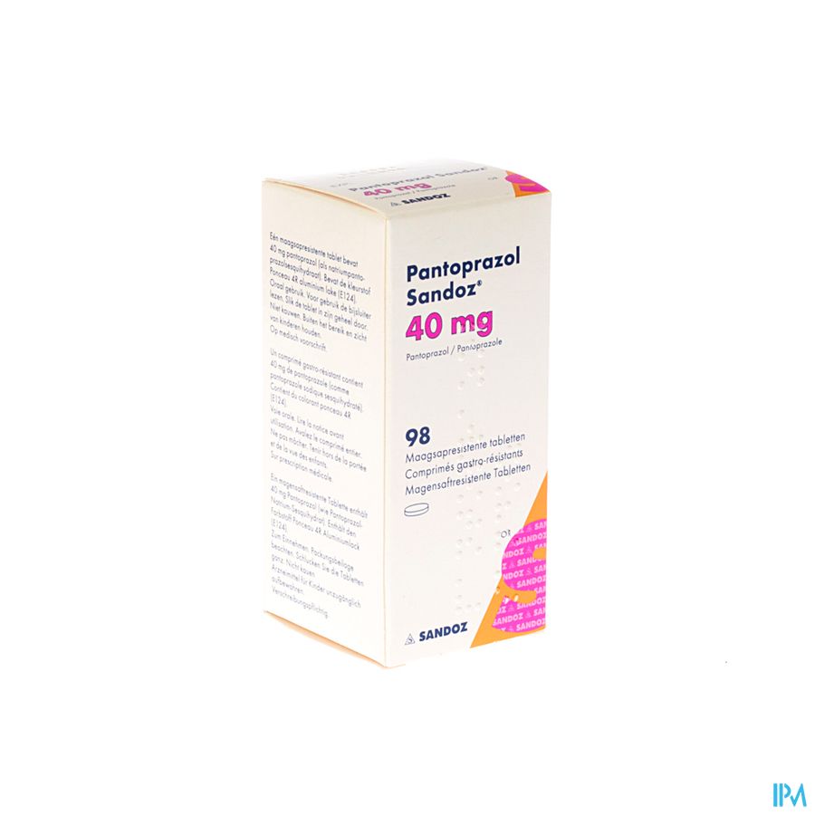 Pantoprazol 40mg Sandoz Maagsapresis. Tabl 98 Hdpe Pantoprazol 40mg Sandoz Maagsapresis. Tabl 98 Hdpe