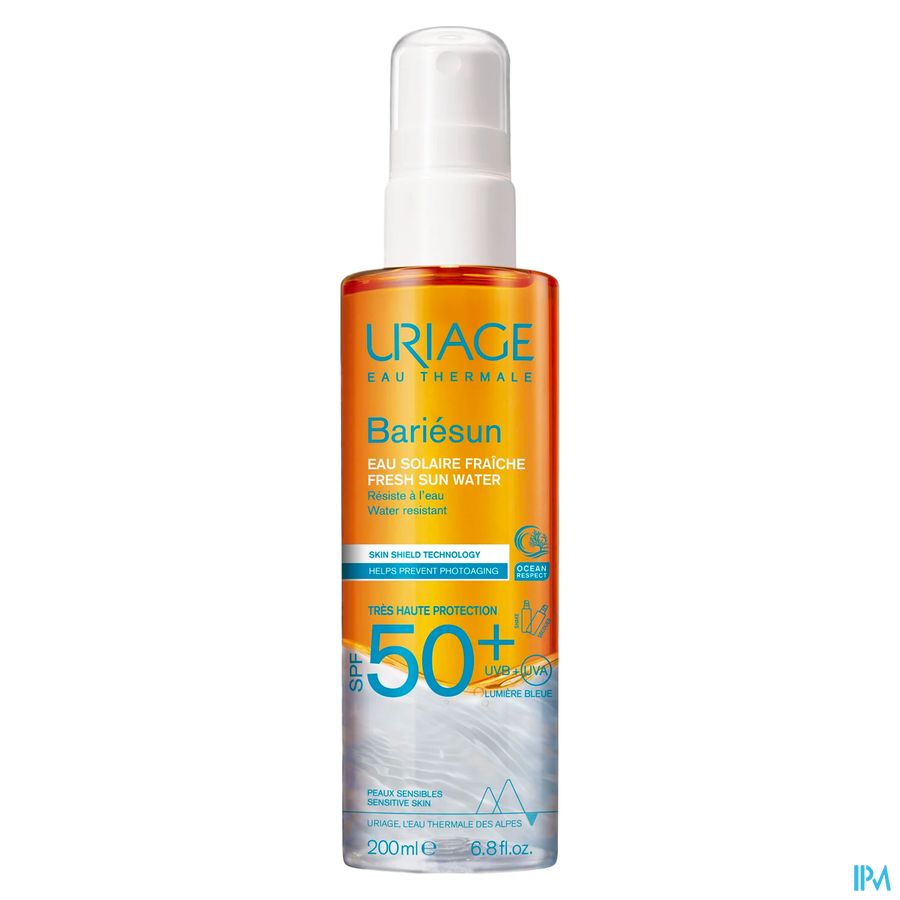 Uriage Bariesun Eau Solaire Fraiche Spf50+ 200ml 1