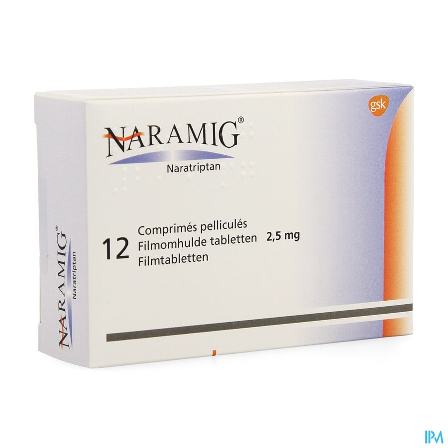 Naramig Impexeco Filmomh Tabl 12 X 2,5mg Pip Naramig Impexeco Filmomh Tabl 12 X 2,5mg Pip