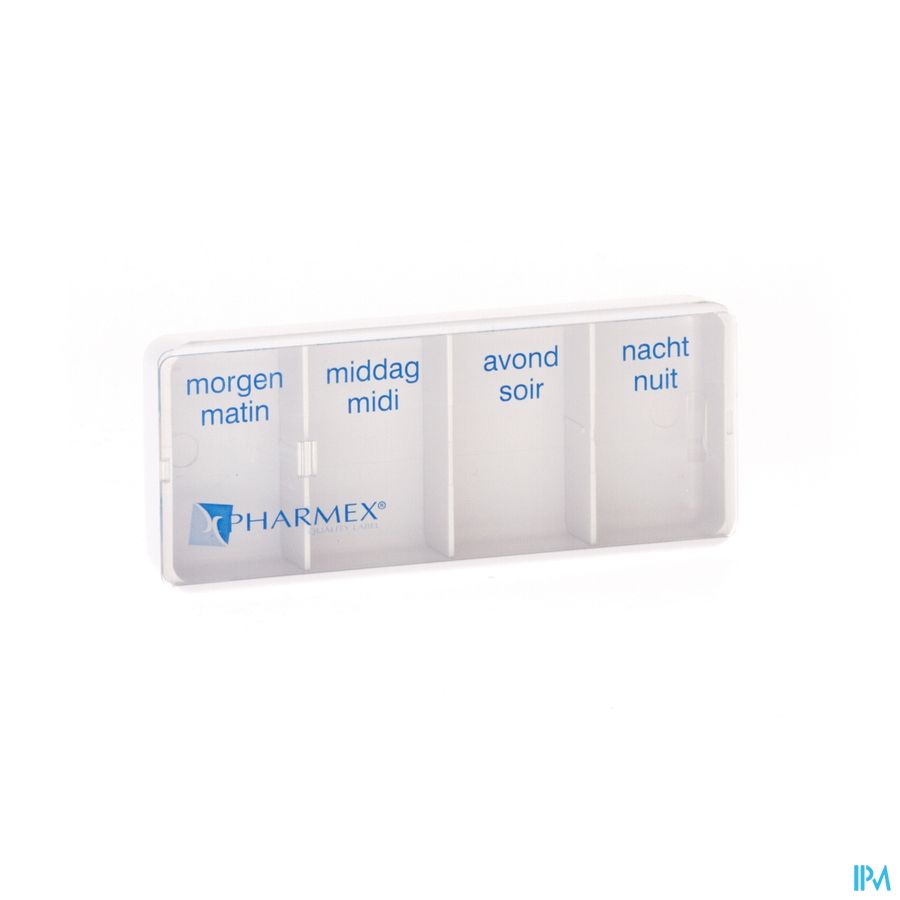 Pharmex Day Pill Box 4 Vakken Pharmex Day Pill Box 4 Vakken