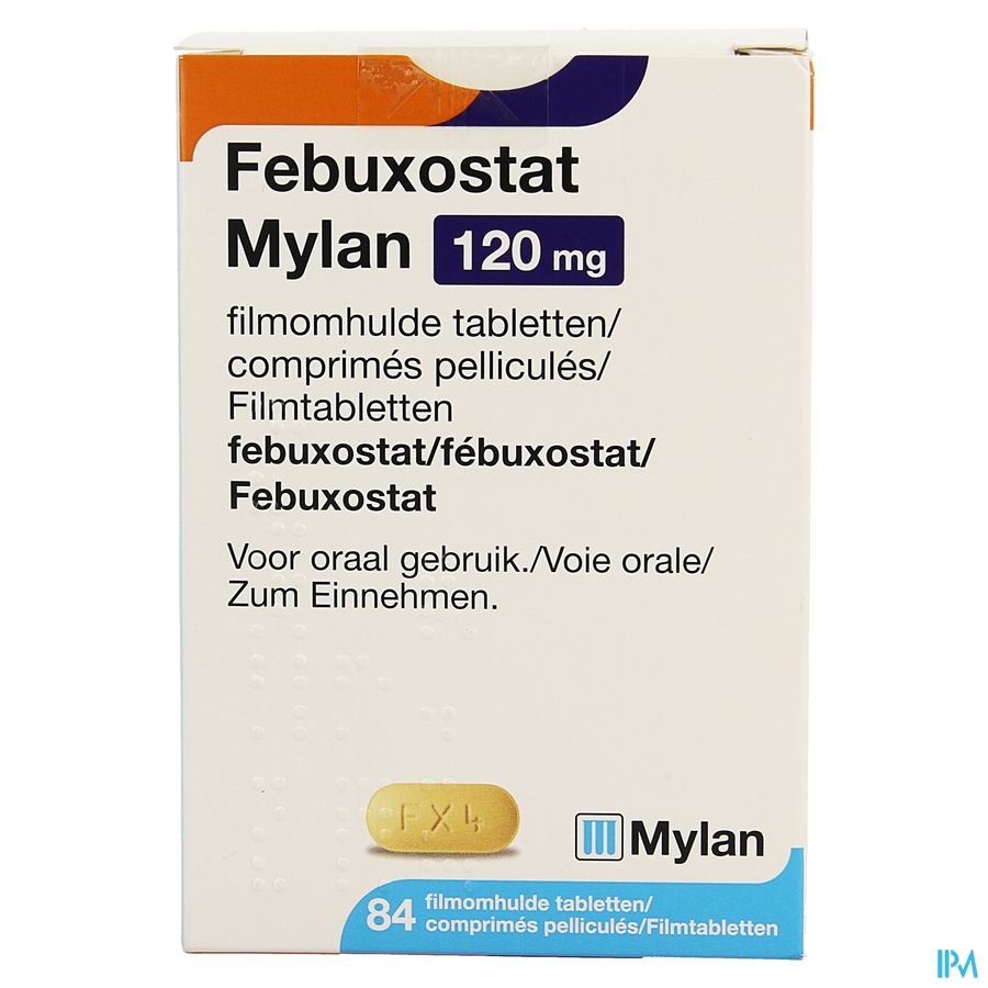 Febuxostat Viatris 120mg Filmomh Tabl 84 1
