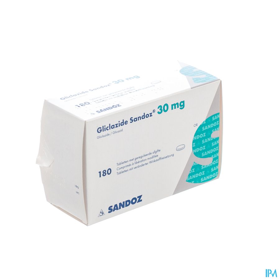 Gliclazide Sandoz 30mg Comp 180 X 30mg Gliclazide Sandoz 30mg Comp 180 X 30mg