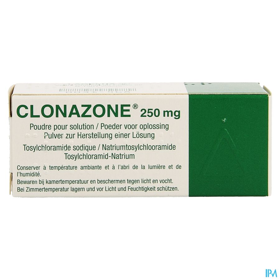 Clonazone 250mg Pdr Voor Oplossing Tube 20g 2