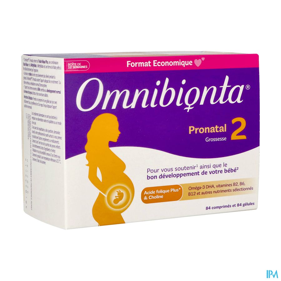 Omnibionta Pronatal 2 Gross 12 Sem.comp 84+caps84 Omnibionta Pronatal 2 Gross 12 Sem.comp 84+caps84