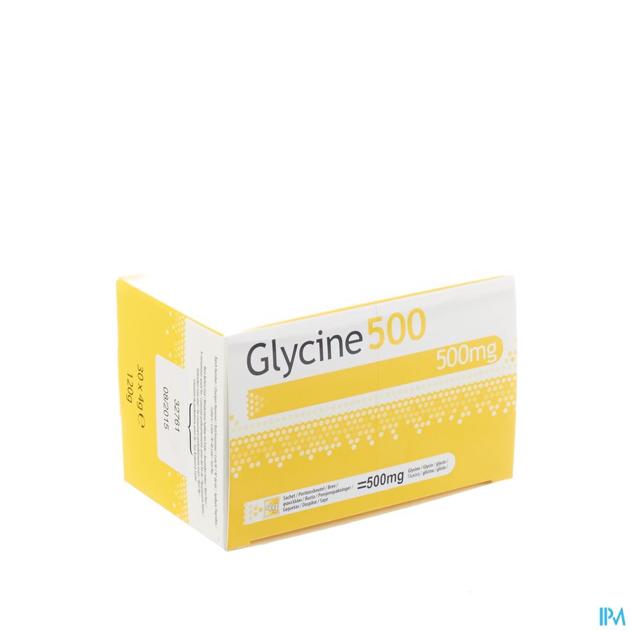 Glycine 500 Pdr Zakje 30x4g Glycine 500 Pdr Zakje 30x4g