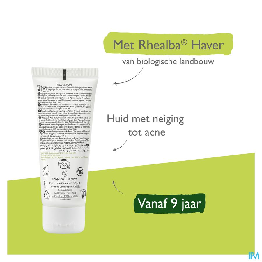 Aderma Biology Ac Global Verzorg. Onzuiverh. 40ml 7