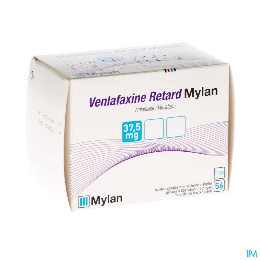 Venlafaxine Retard Ab 37,5mg Caps Verl. Afg. 56 Venlafaxine Retard Ab 37,5mg Caps Verl. Afg. 56