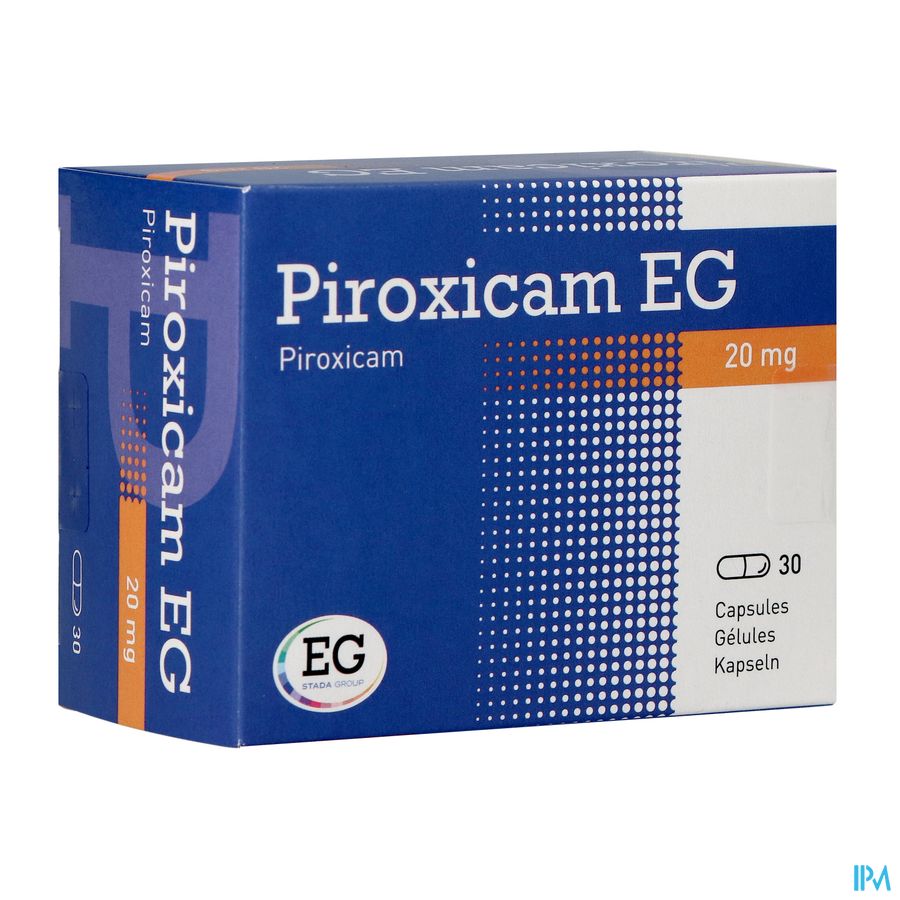 Piroxicam EG Gelules 30X20Mg
