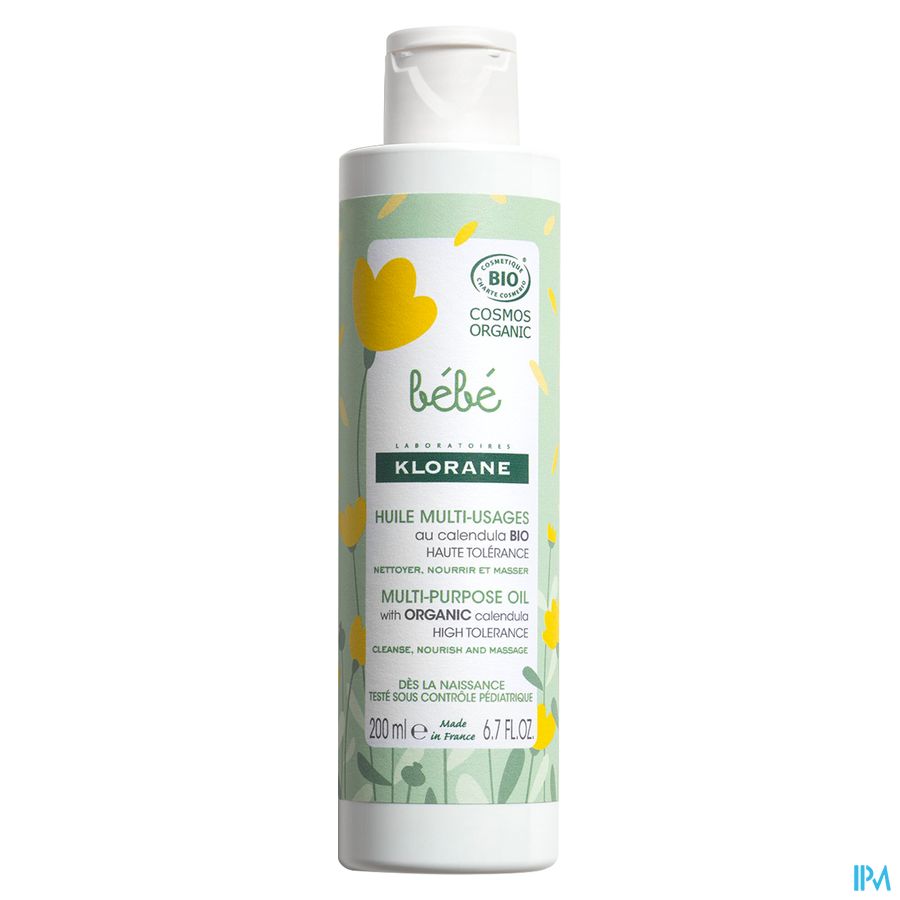 Klorane Bb Olie Multifunctioneel Bio 200ml 1