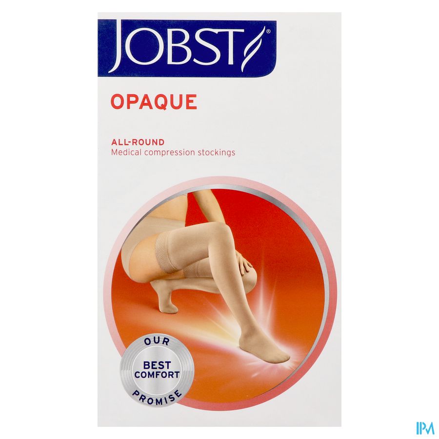 Jobst Opaque 2 Ag Wide Reg Open Dots Nat Iii Pair 5