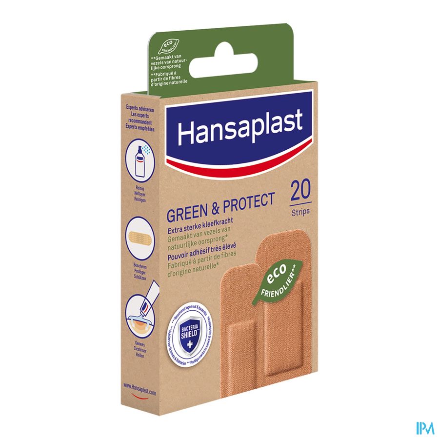 Hansaplast Pansements Green&protect Strips 20