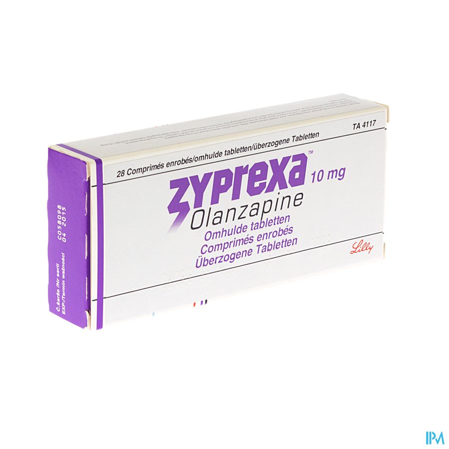 Zyprexa 10mg Pi Pharma Comp 28 X 10mg Pip Zyprexa 10mg Pi Pharma Comp 28 X 10mg Pip