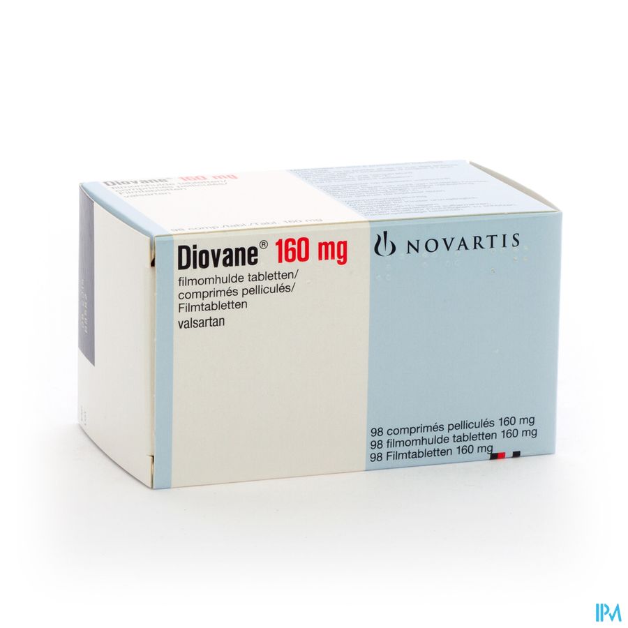 Diovane 160 Comp Pell 98 X 160mg Diovane 160 Comp Pell 98 X 160mg