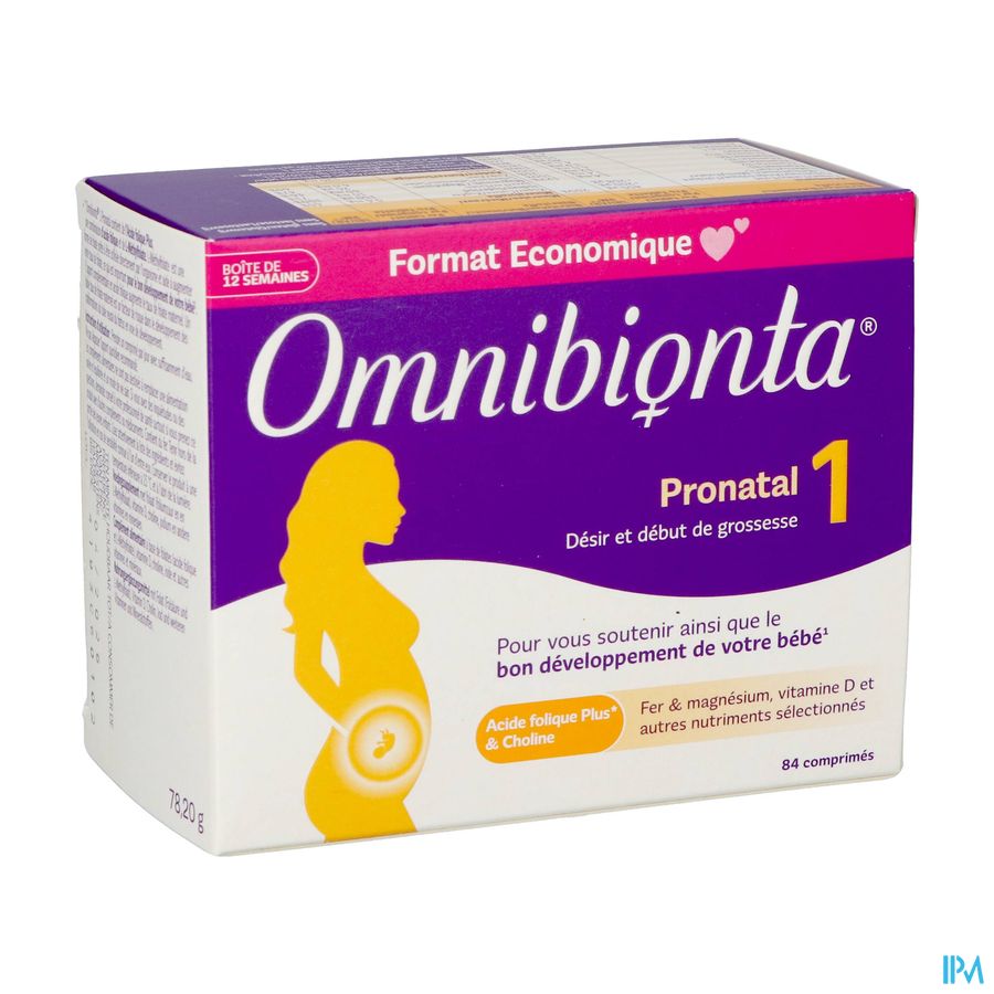 Omnibionta Pronatal 1desir Debut Gross.12sem Com84