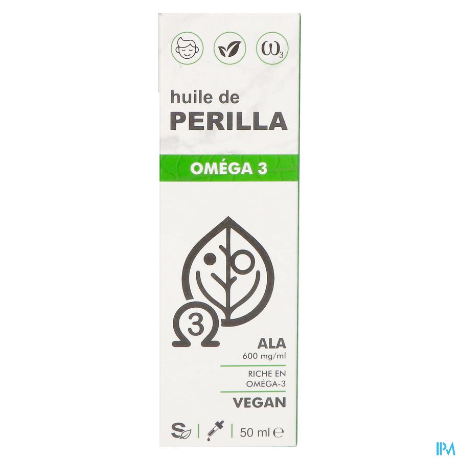 Soria Huile Perilla Omega 3 Vegan 50ml 2