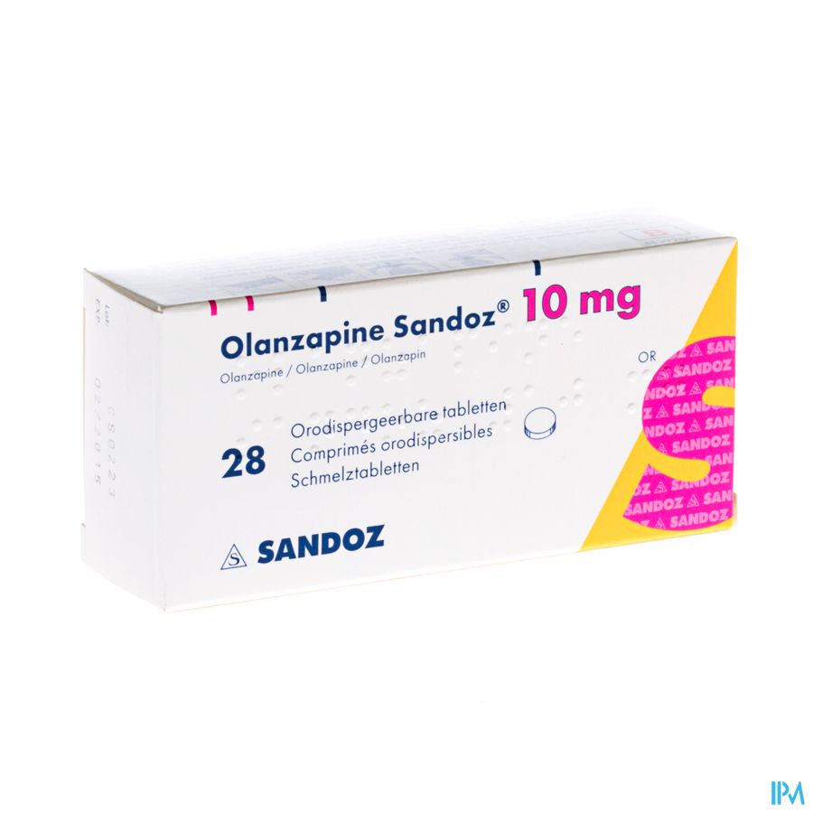 Olanzapine 10mg Sandoz Orodisp Comp 28 Olanzapine 10mg Sandoz Orodisp Comp 28