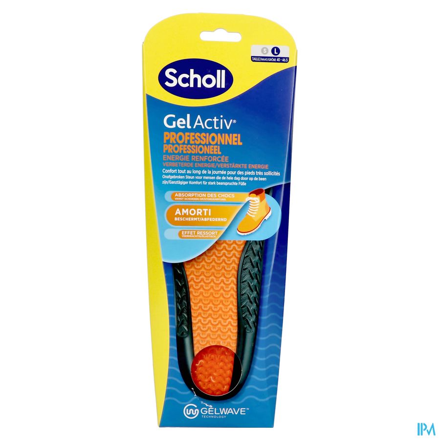 Scholl Inlegzolen Work&boots Large 2