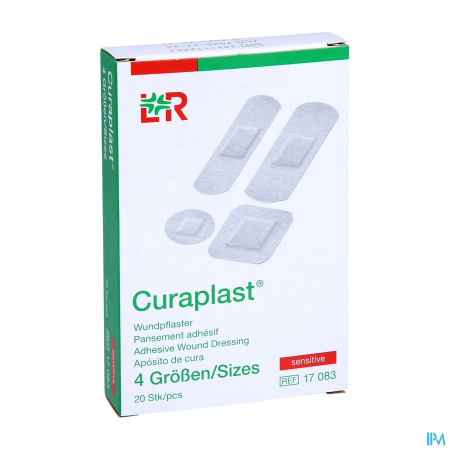 Curaplast Zelfklevend Verband 4 Maten 20 17083 Curaplast Zelfklevend Verband 4 Maten 20 17083