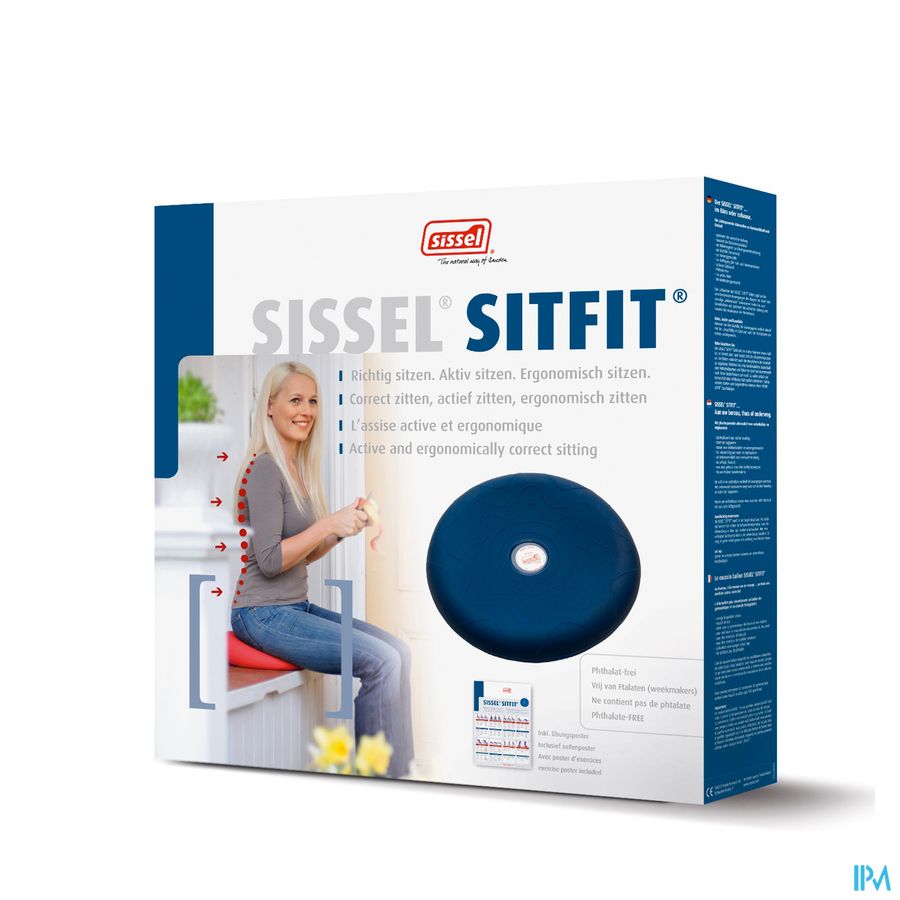 Sissel Sitfit Balanskussen Diam.36cm Blauw Sissel Sitfit Balanskussen Diam.36cm Blauw