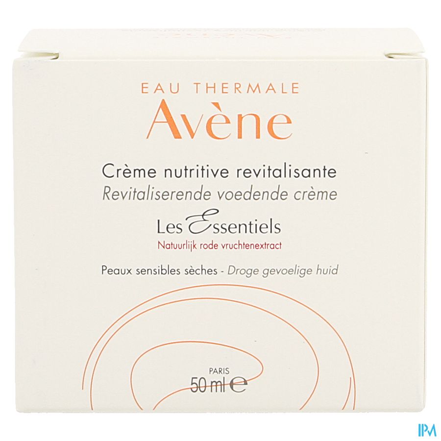 Avene Essentiels Revital. Voedende Creme 50ml 3