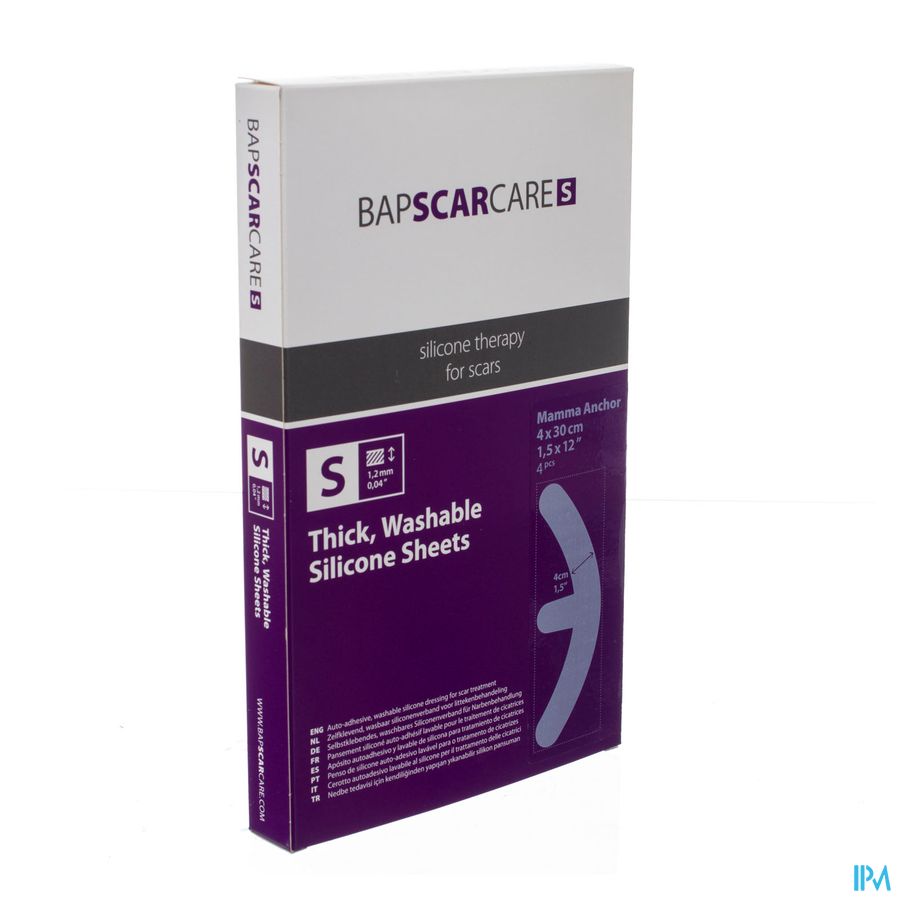 Bap Scar Care S Pans Adh Sil 40x10x30cm 2 Paire Bap Scar Care S Pans Adh Sil 40x10x30cm 2 Paire