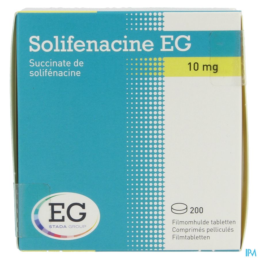 Solifenacine EG 10Mg Comp Pell 200 Pvc/Alu