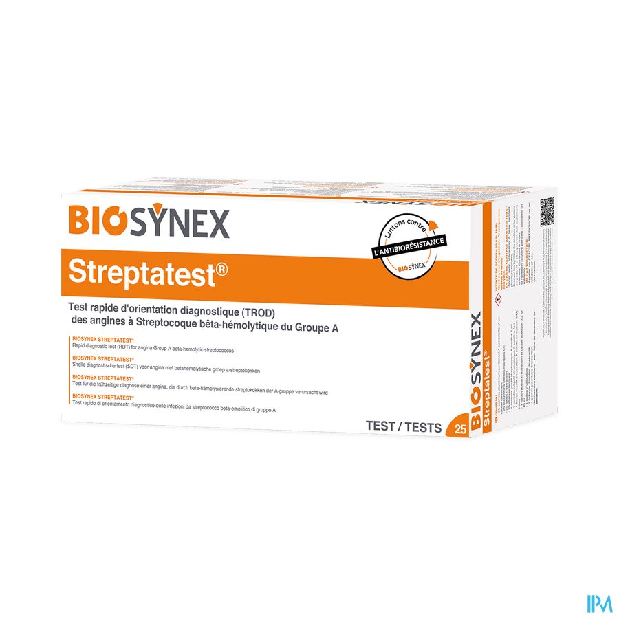 Biosynex Streptatest 25