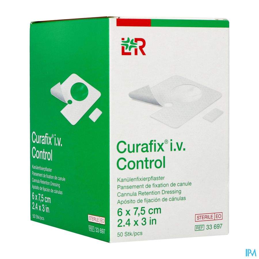 Curafix I.v. Control 6x7,5cm 50 Curafix I.v. Control 6x7,5cm 50