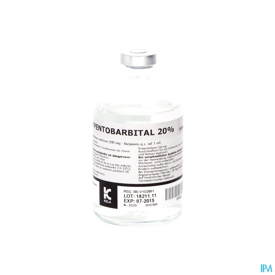 Natriumpentobarbital 20% 100ml Natriumpentobarbital 20% 100ml
