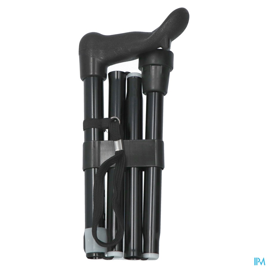 Pluviose Canne Pliable 5pcs Poign.anat.noir Gauche
