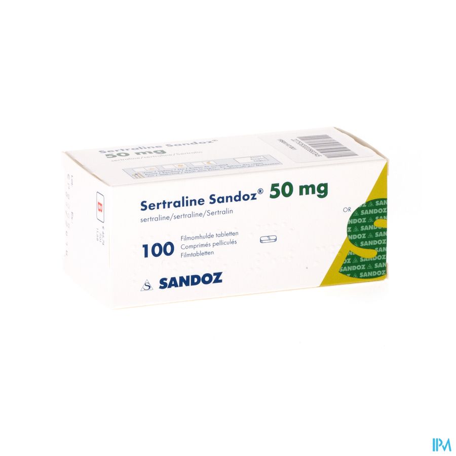 Sertraline Sandoz Comp 100 X 50mg 3