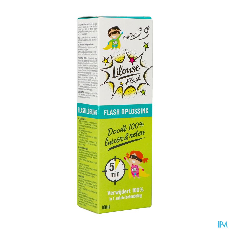 Lilouse Flash Oplossing A/luis&neten 100ml Lilouse Flash Oplossing A/luis&neten 100ml