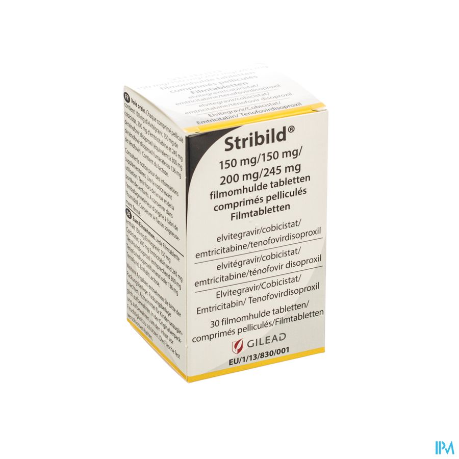 Stribild 150mg/150mg/200mg/245mg Filmomh Tabl 30 Stribild 150mg/150mg/200mg/245mg Filmomh Tabl 30