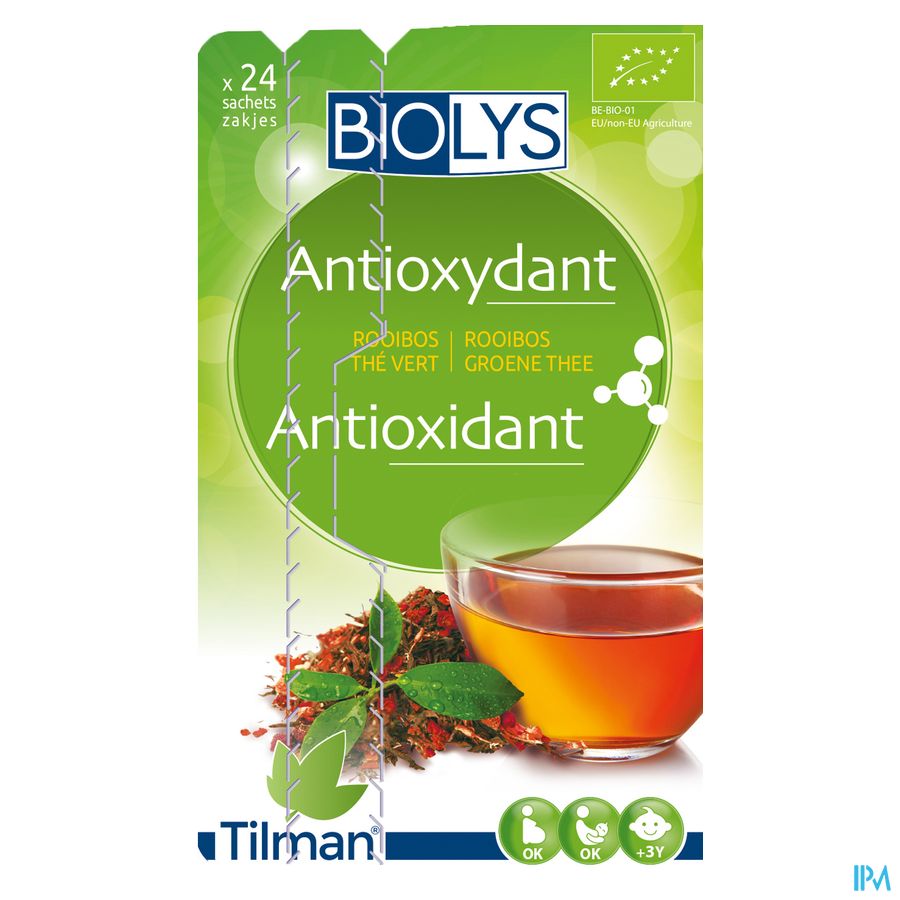 Biolys Rooibos Groene Thee Sach 24 4