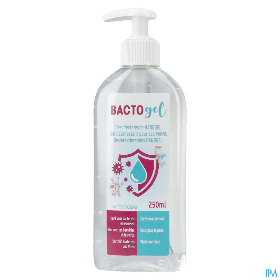 Bactogel Gel Hydroalcoolique Fl Pompe 250ml 1