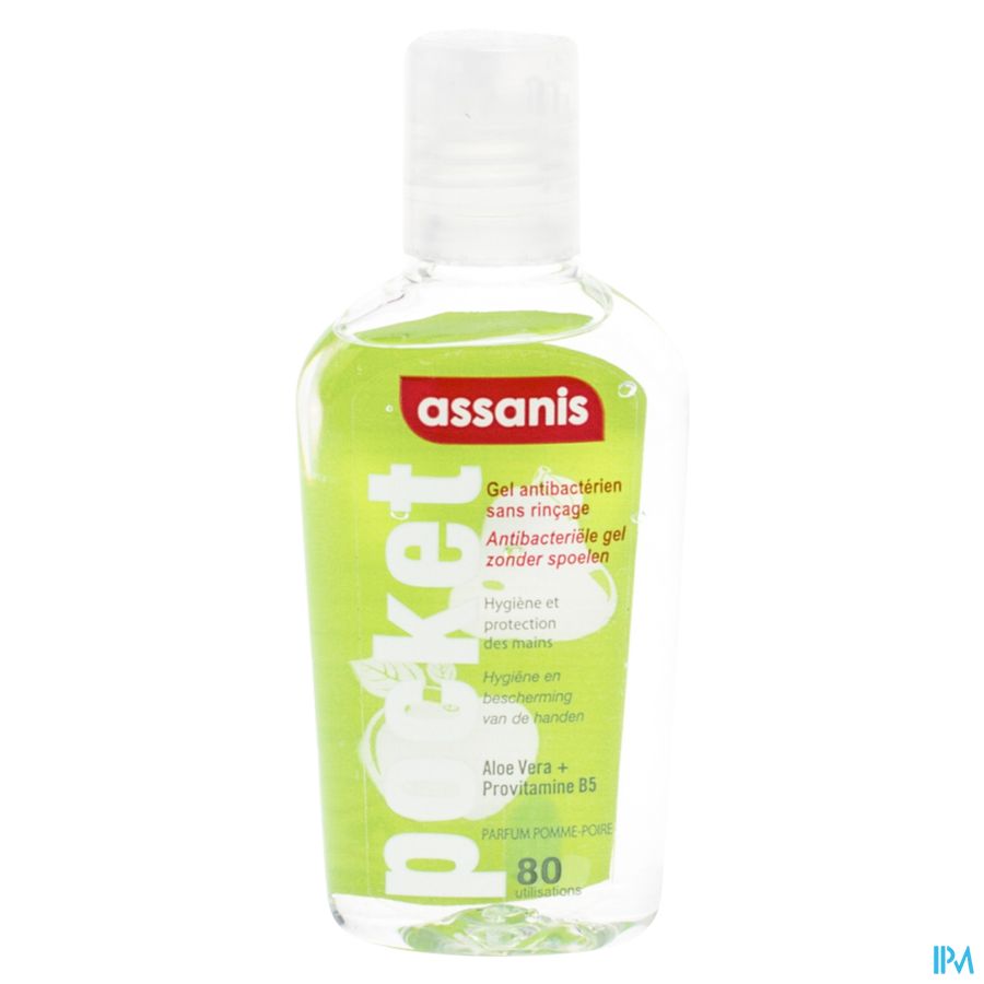 Assanis Gel Mains Pomme-poire 80ml 2