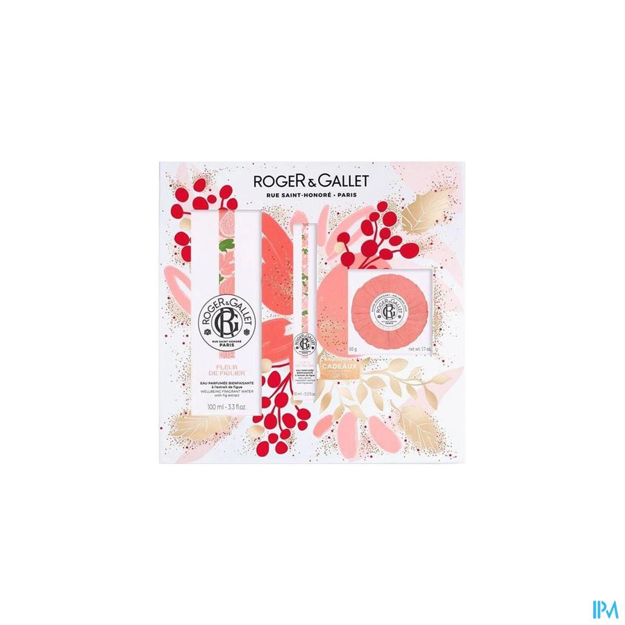 Roger&gallet Kerstset Fleur Figuier 3 Prod.