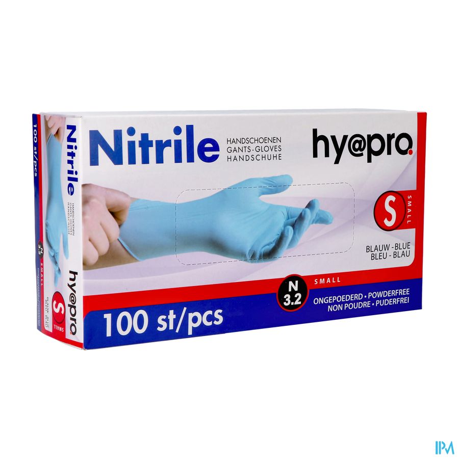 Pharmex Handschoenen Blauw Nitril S Poedervrij 100