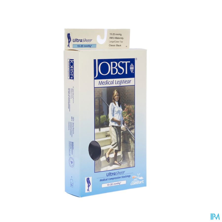 Jobst Ultrasheer Comf.k1 Panty Zwanger.cl.black l