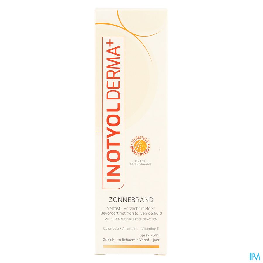 Inotyol Derma+ Zonnebrand Spray 75ml 2