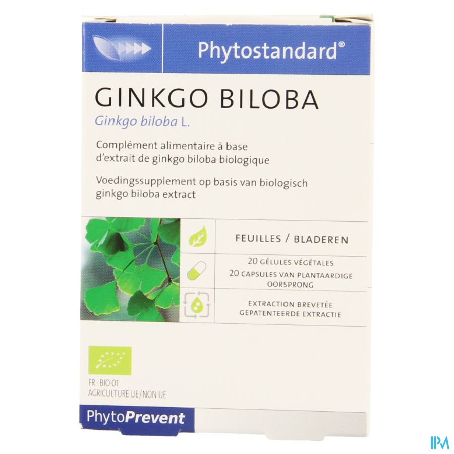 Phytostandard Ginkgo Biloba Caps 20 3