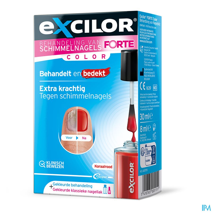 Excilor Forte Color Red Schimmelnagel 30ml+vao 8ml Excilor Forte Color Red Schimmelnagel 30ml+vao 8ml