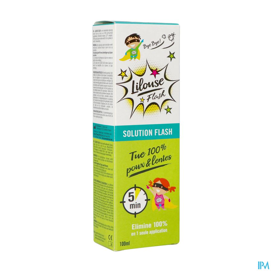 Lilouse Flash Solution A/poux&lentes 100ml Lilouse Flash Solution A/poux&lentes 100ml