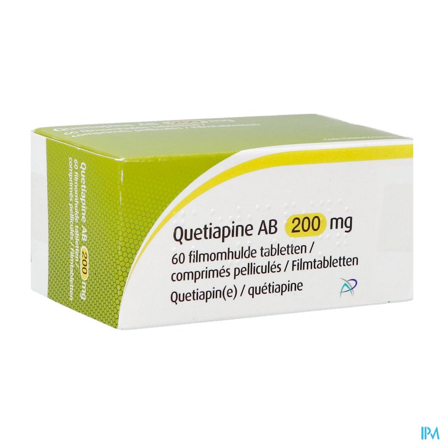 Quetiapine Ab 200mg Comp Pell 60x200mg Quetiapine Ab 200mg Comp Pell 60x200mg